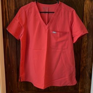 FIGS Catarina Scrub Top (Clay)